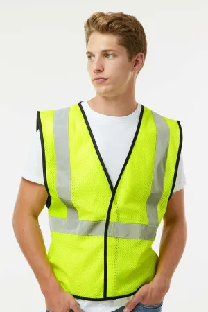 Kishigo Mens Mesh Vest - Lime Green