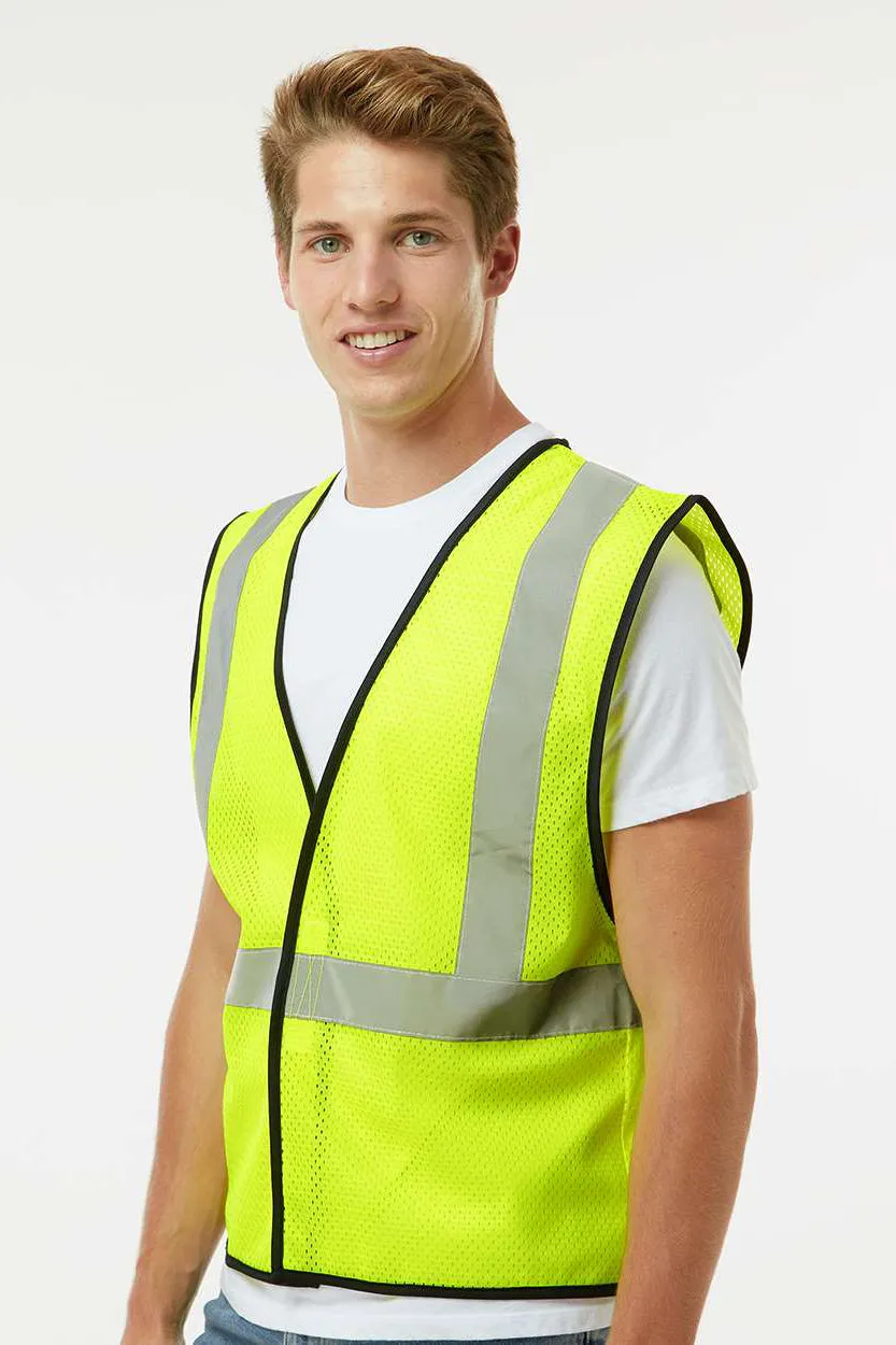 Kishigo Mens Mesh Vest - Lime Green