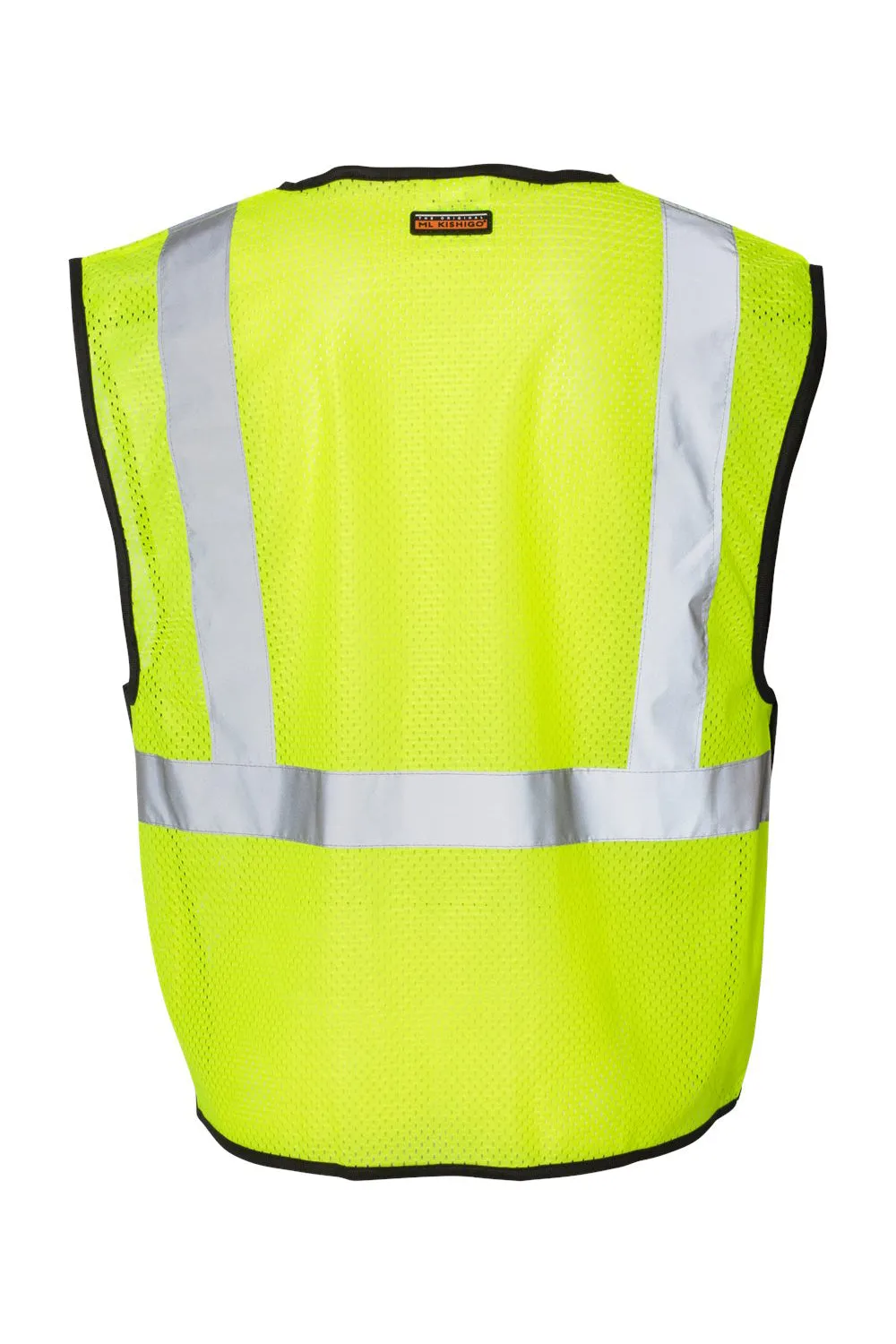 Kishigo Mens One Pocket Breakaway Vest - Lime Green