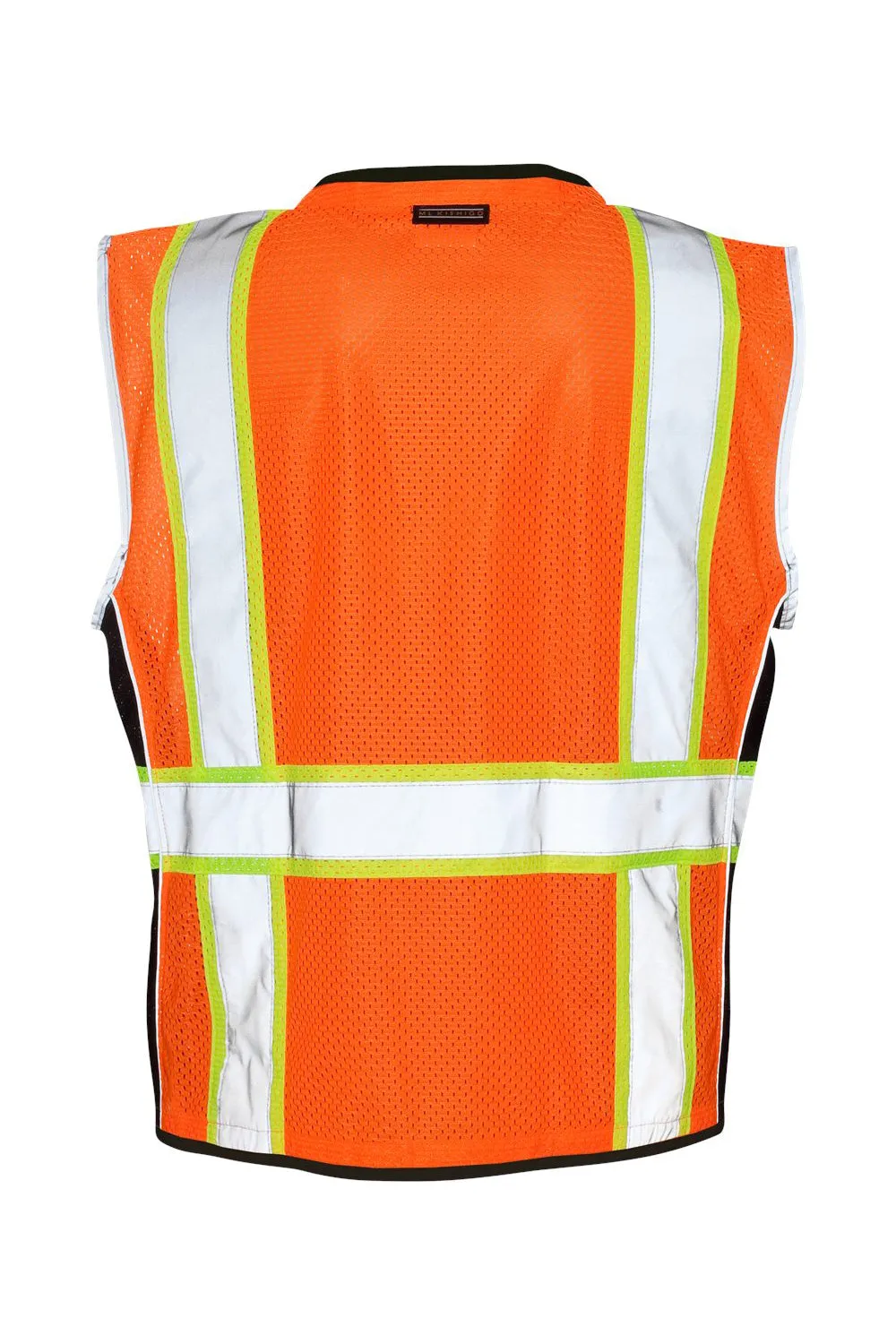 Kishigo Mens Premium Black Series Heavy Duty Vest - Orange