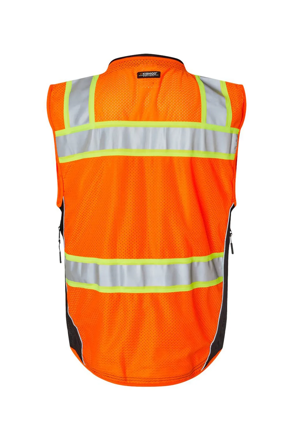 Kishigo Mens Premium Black Series Surveyors Vest - Orange