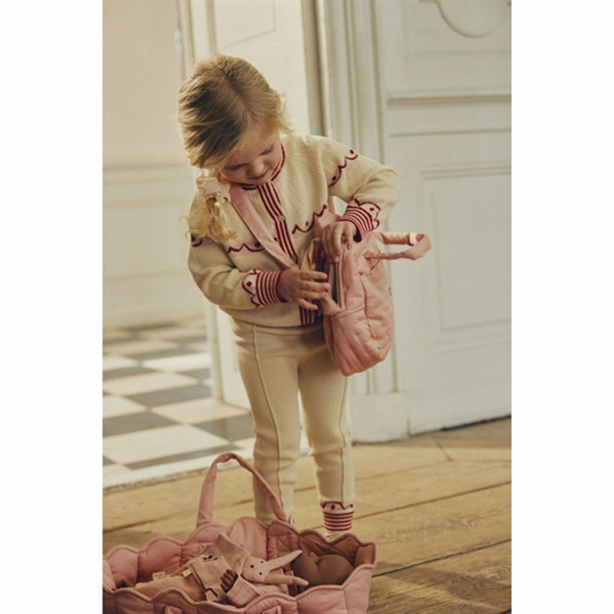 Konges Sl?jd Doll Bag Mahogany Rose