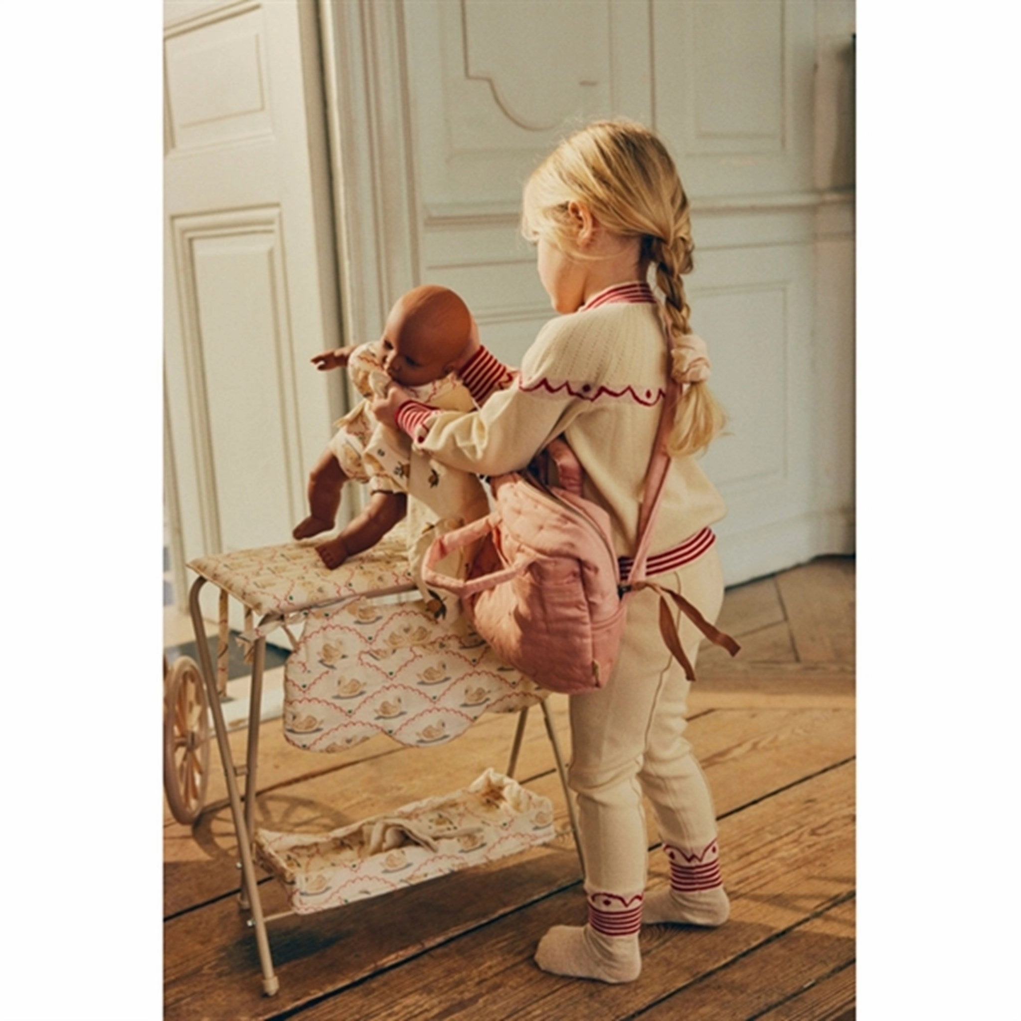 Konges Sl?jd Doll Changing Table Swan