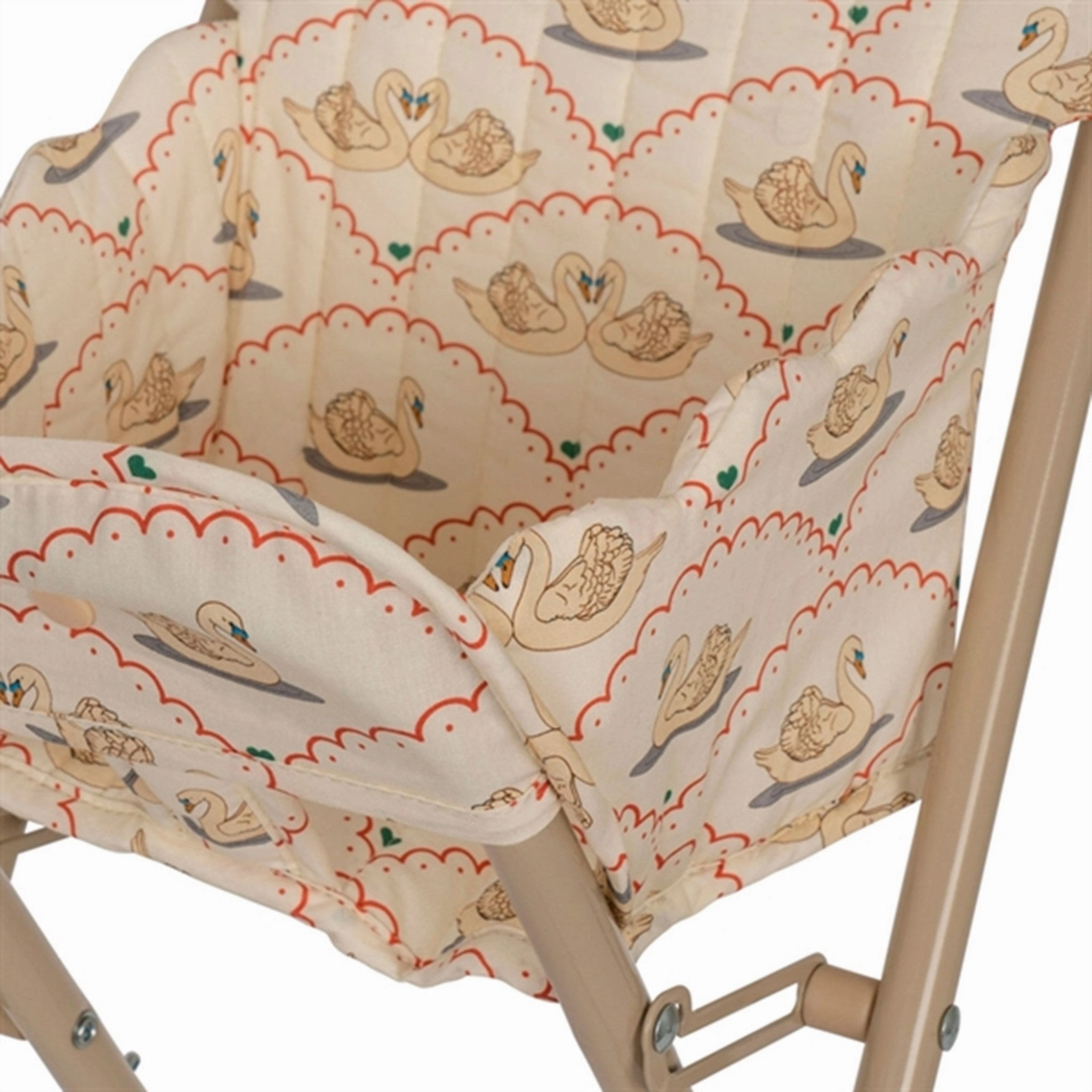 Konges Sl?jd Doll High Chair Swan