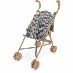 Konges Sl?jd Doll Stroller Captains Blue Check