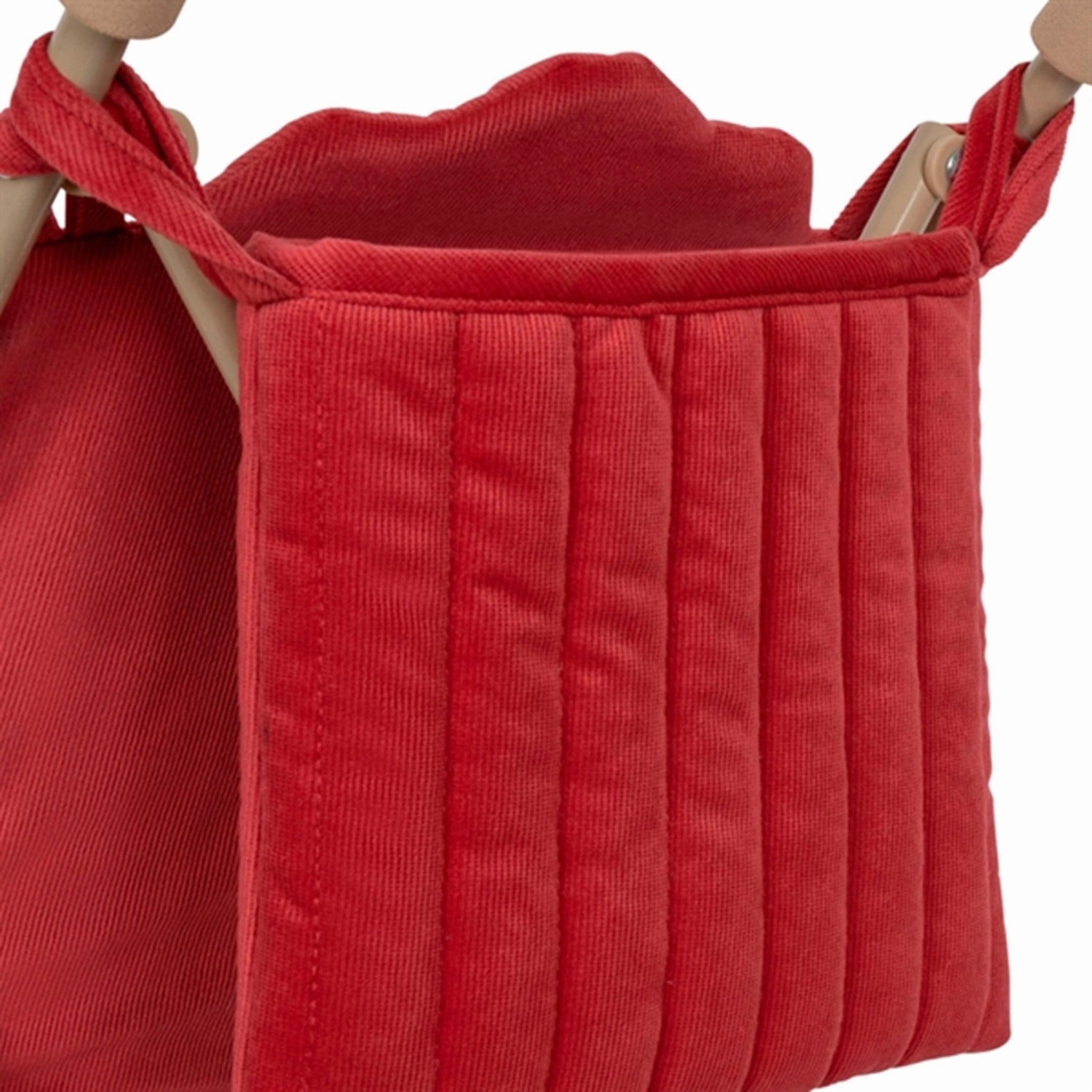 Konges Sl?jd Doll Stroller Corduroy Red