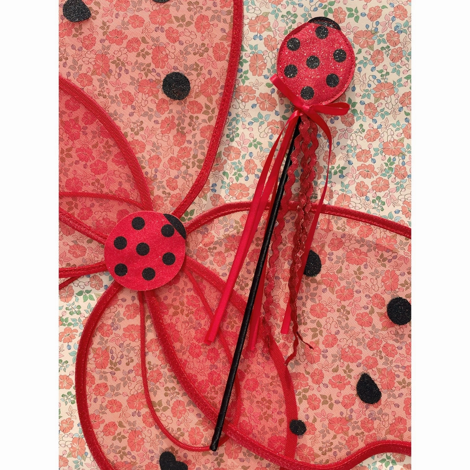 Konges Sl?jd Ladybug Glitter Fairy Ladybug Costume
