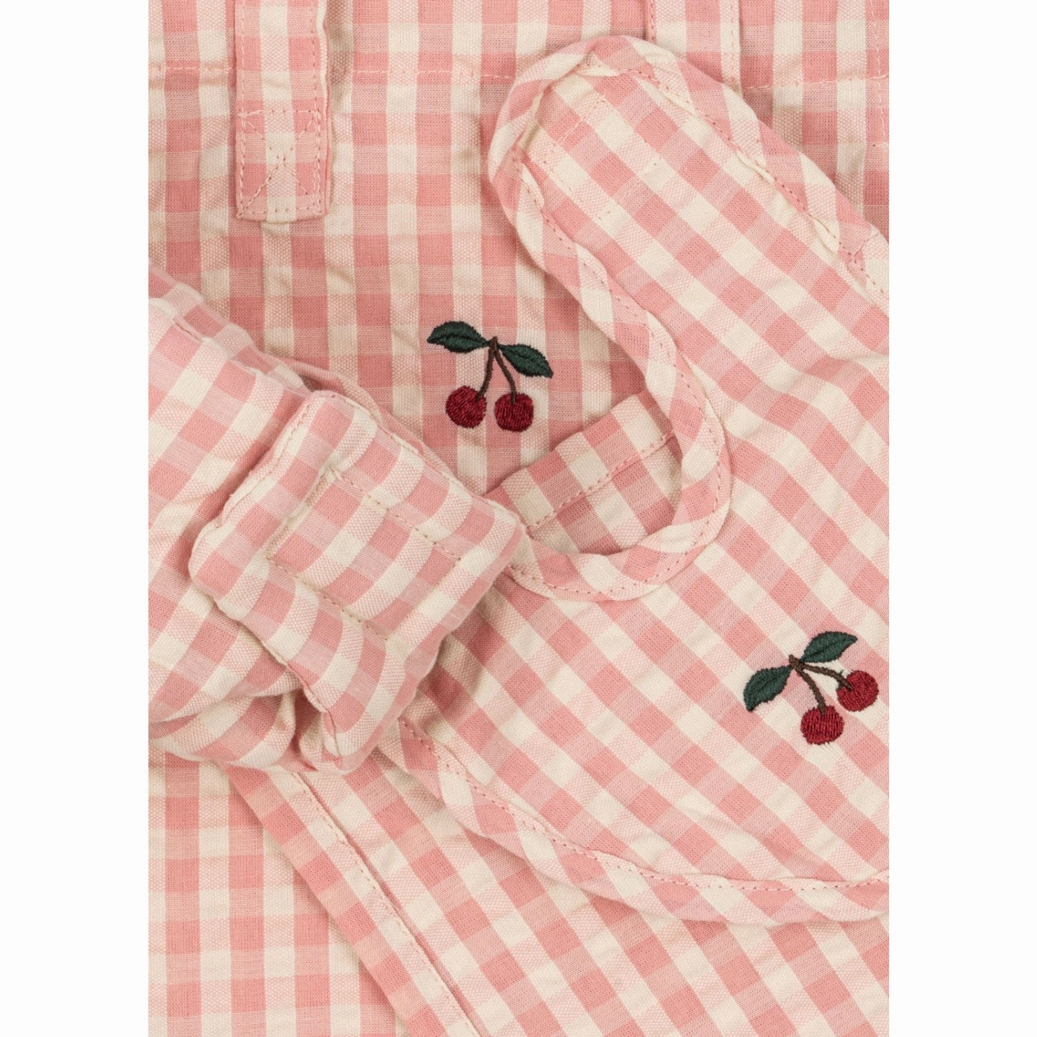Konges Sl?jd Powder Pink Check Doll Nursery Set