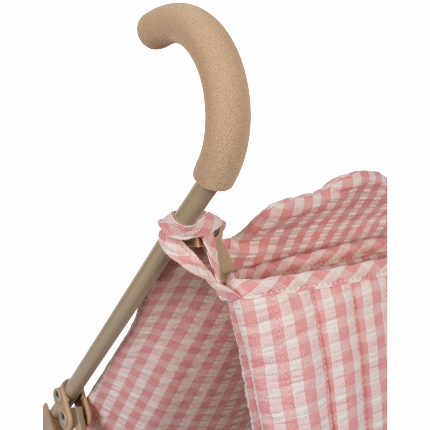 Konges Sl?jd Powder Pink Check Doll Stroller
