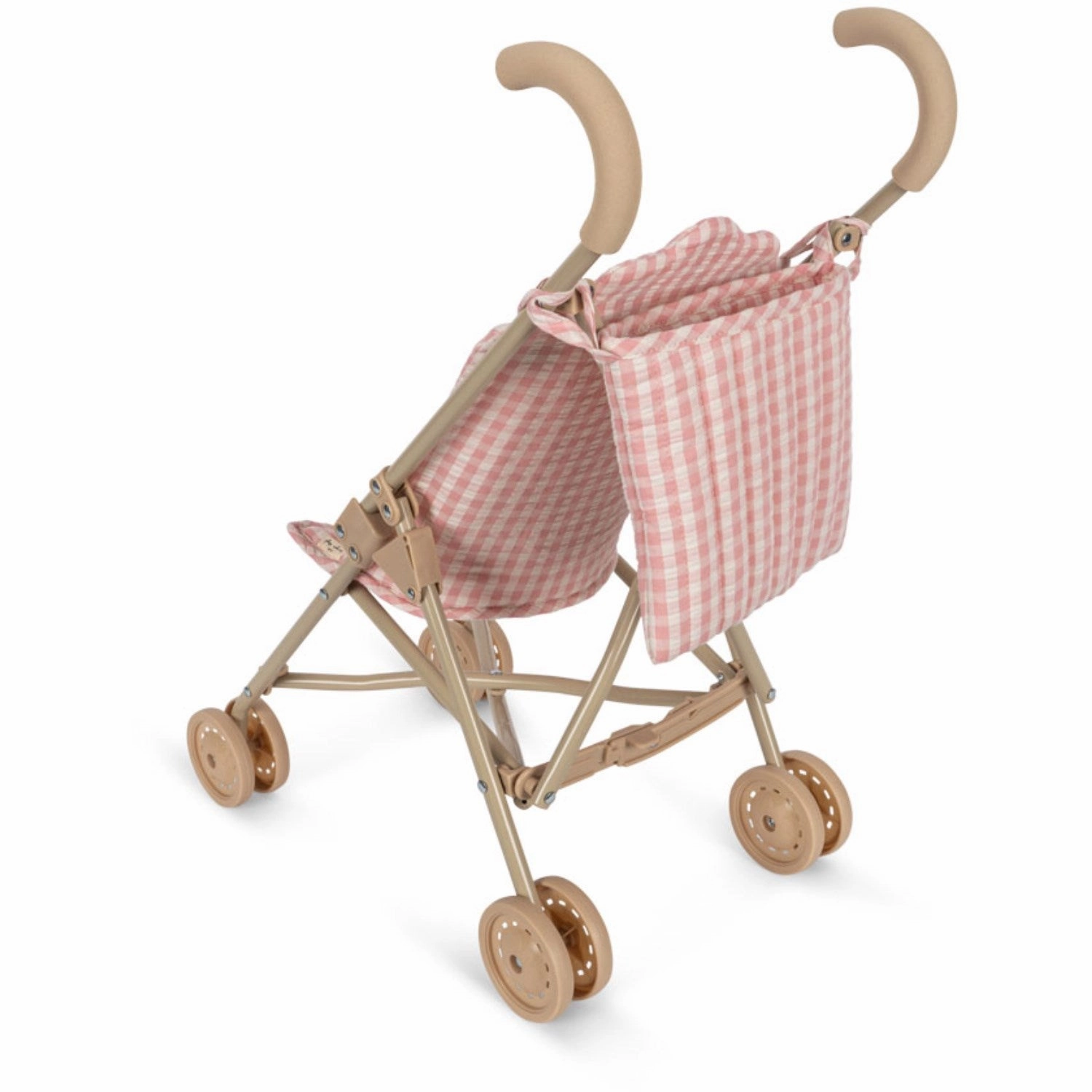 Konges Sl?jd Powder Pink Check Doll Stroller