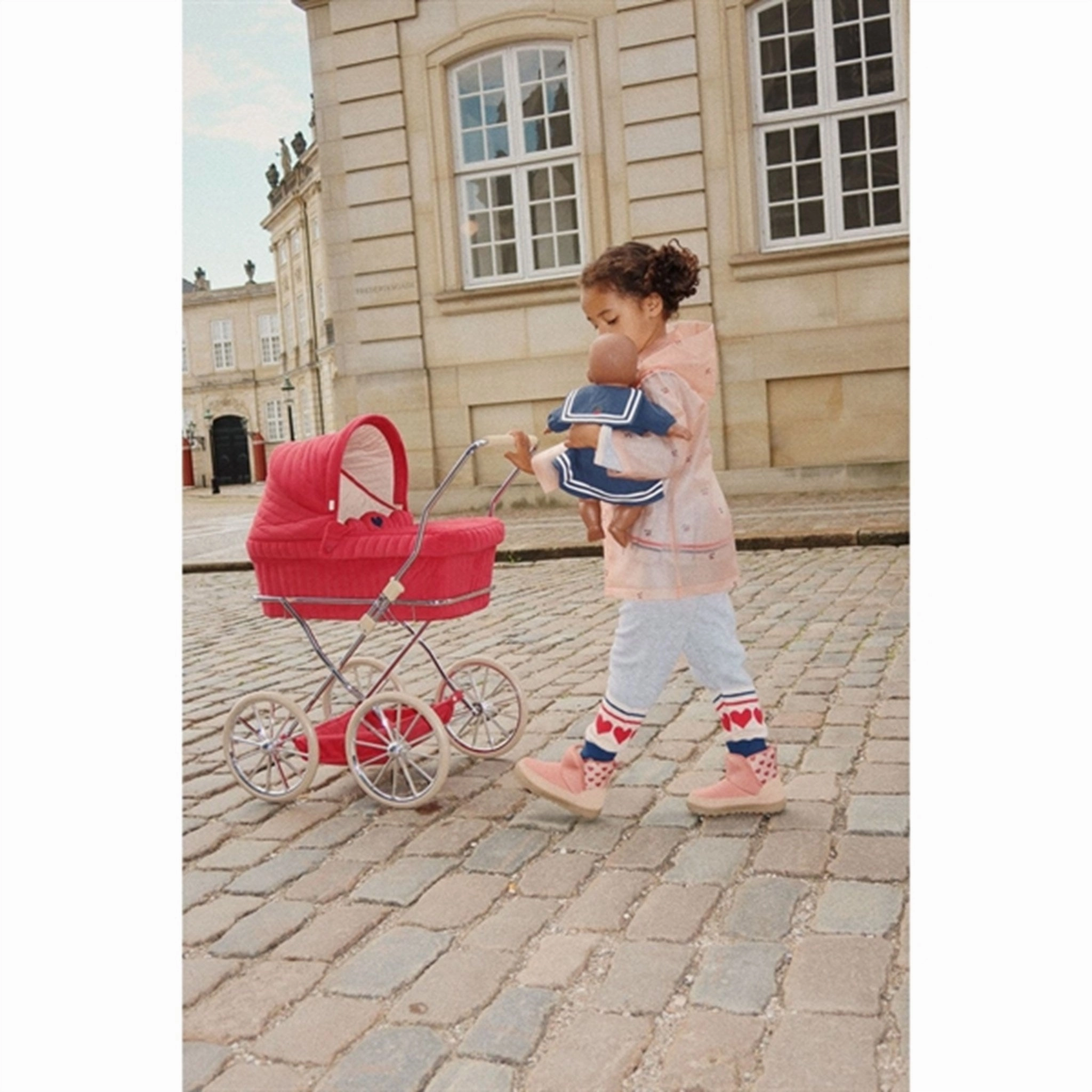 Konges Sl?jd Red Doll Pram Corduroy