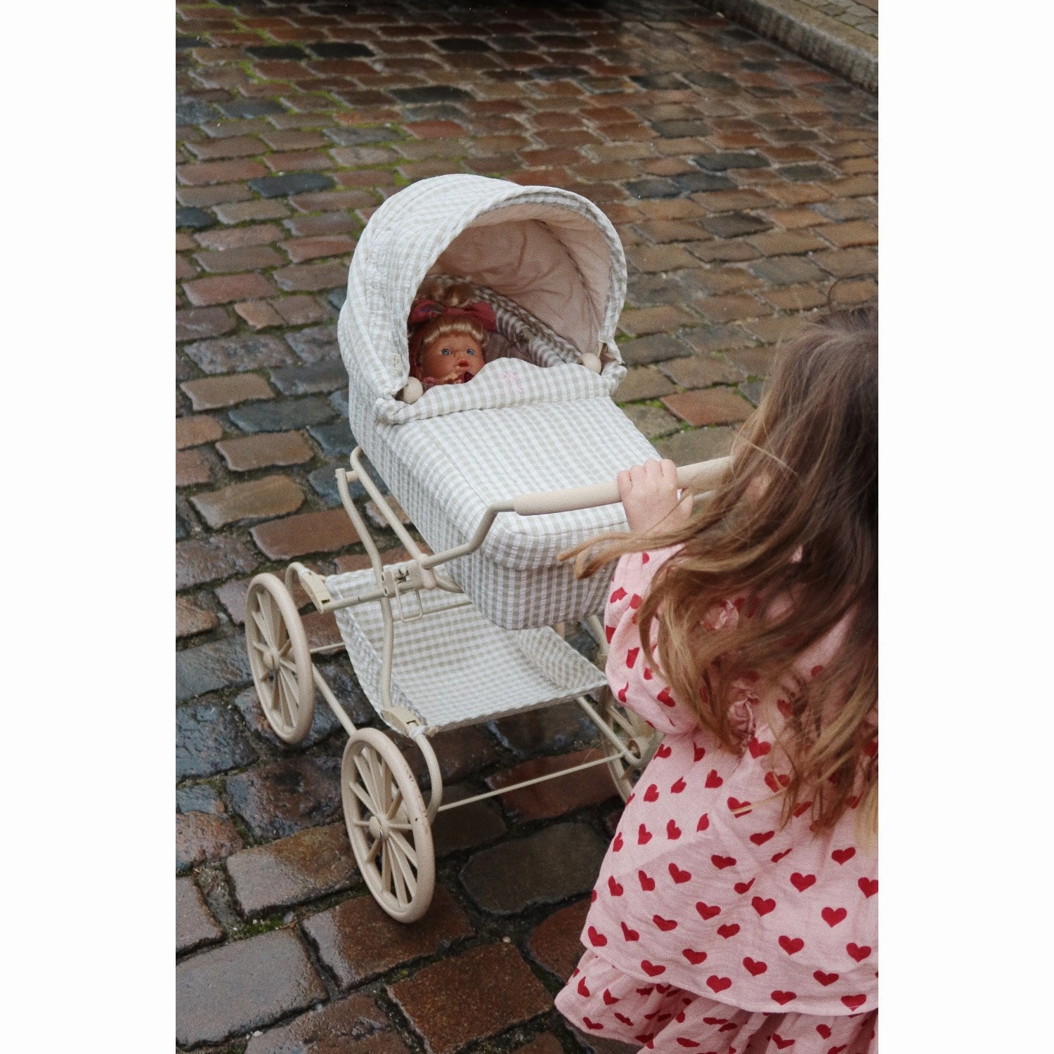 Konges Sl?jd Tea Check Doll Pram