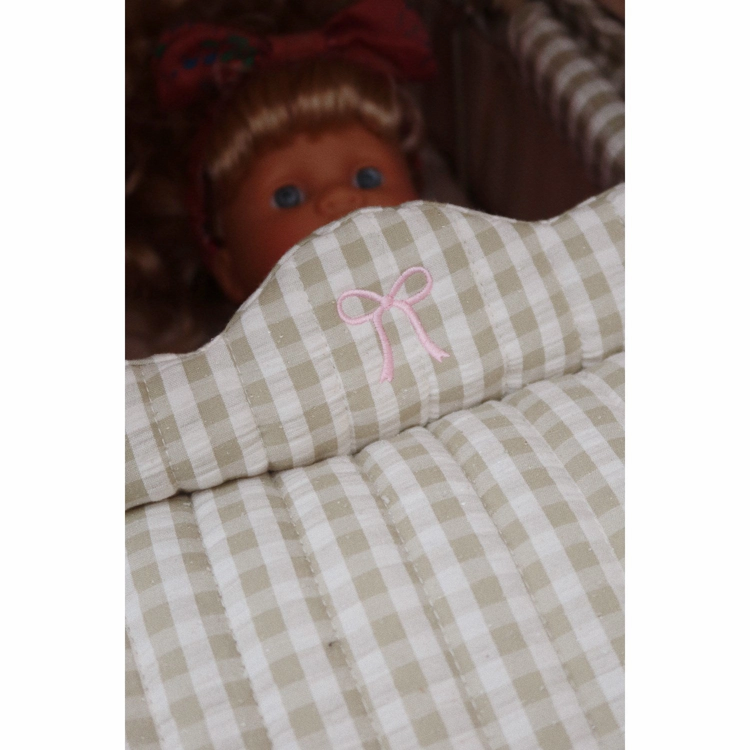 Konges Sl?jd Tea Check Doll Pram