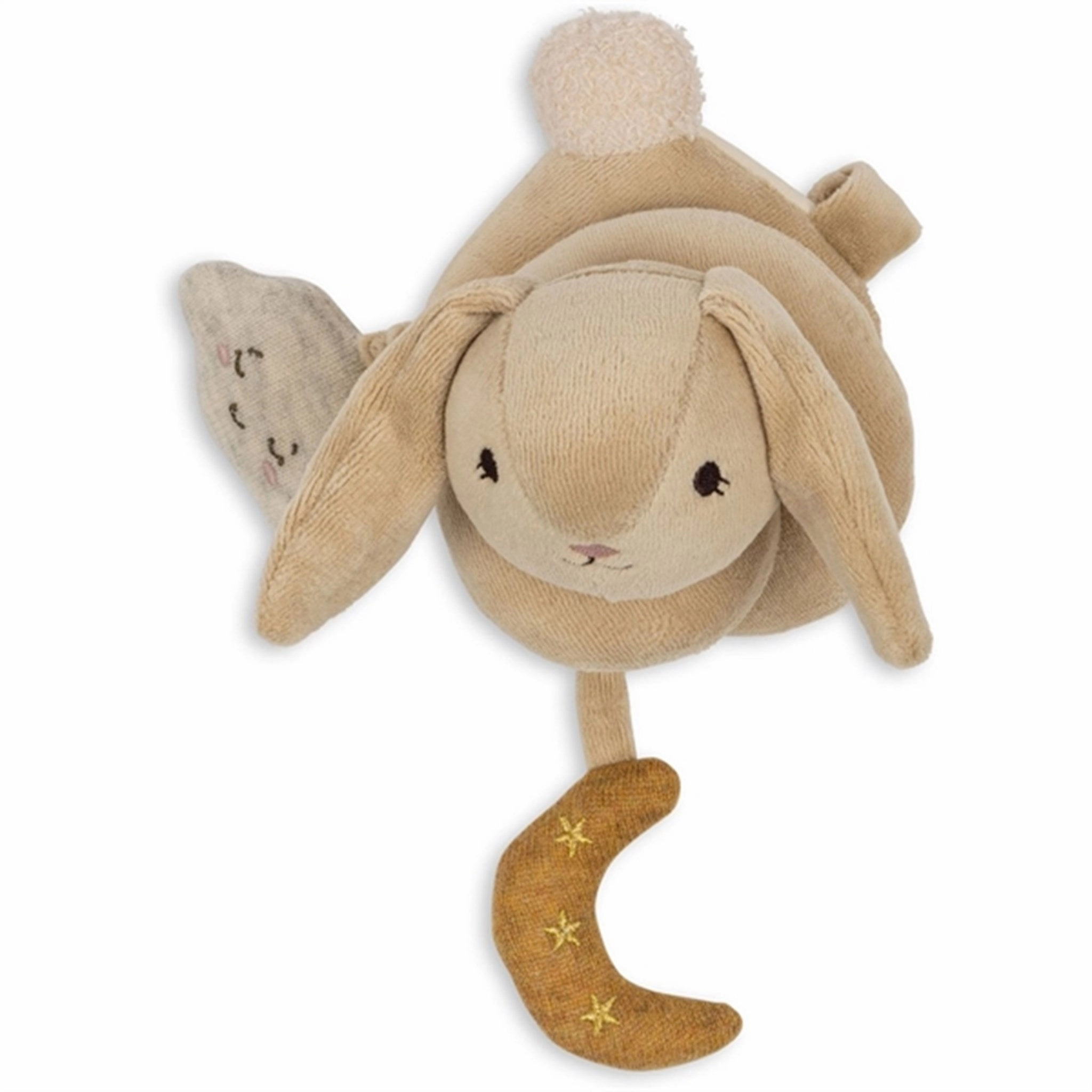 Konges Sljd Beige Activity Spiral Bunny