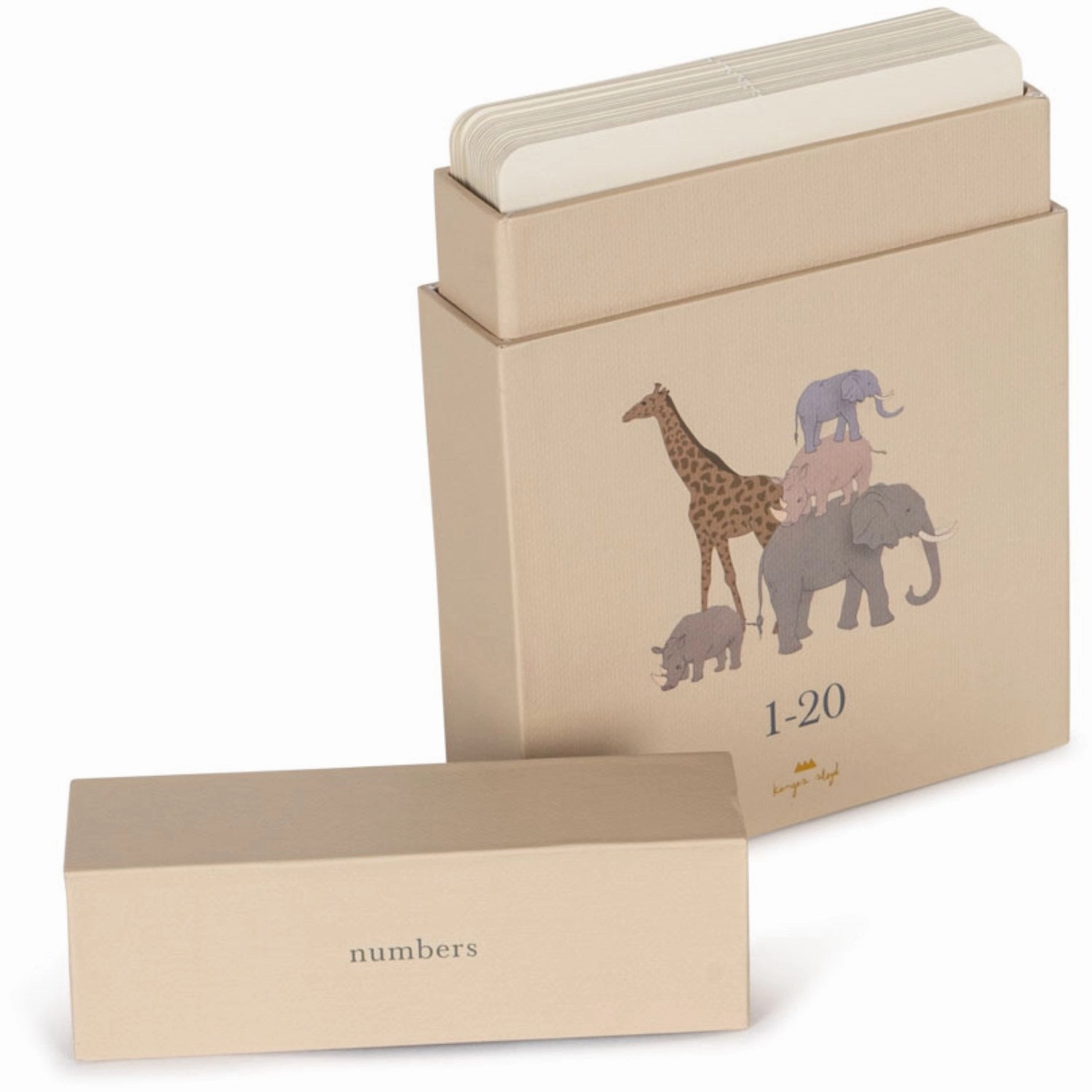 Konges Sljd Numbers Cardboard Learning Cards Fsc