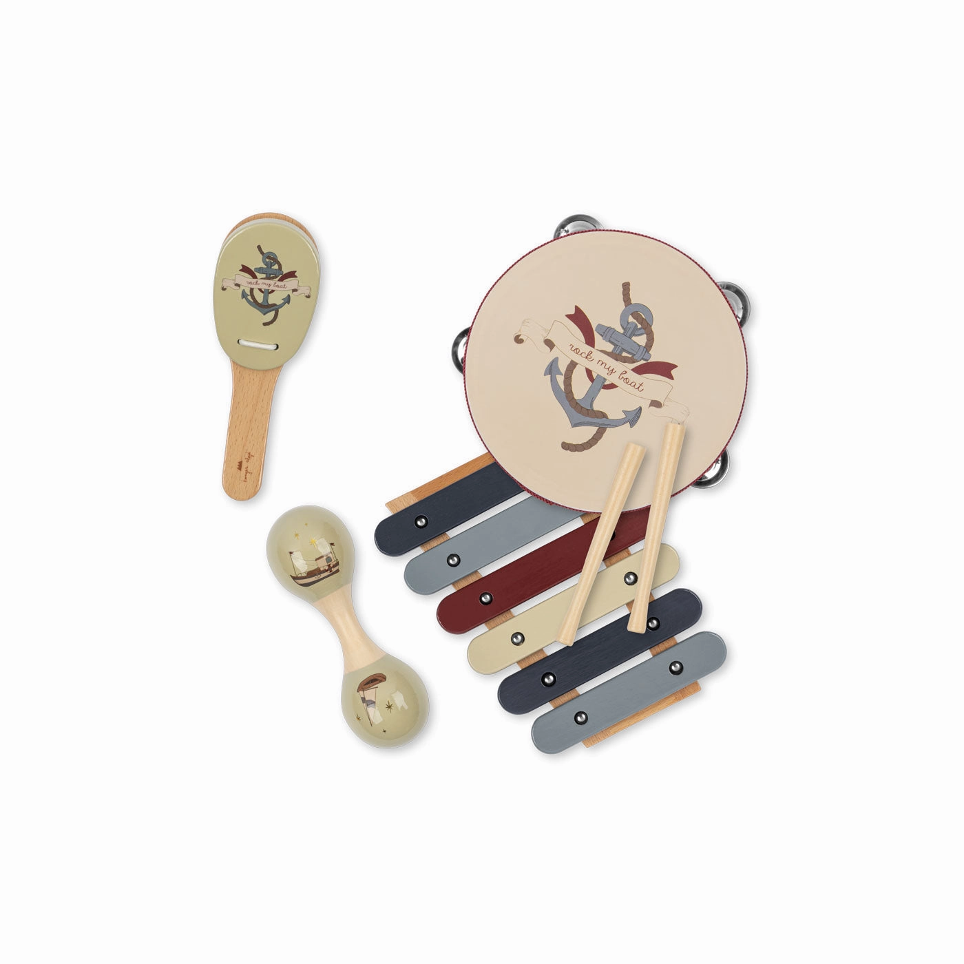 Konges Sljd Wooden Music Sets FSC-DOT/Sailor-OS