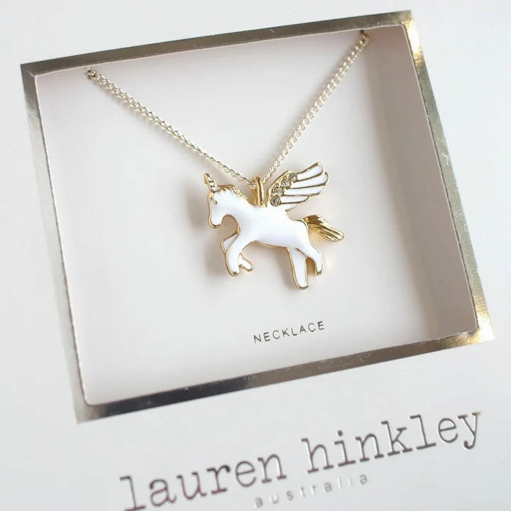 Lauren Hinkley Flying Unicorn Necklace