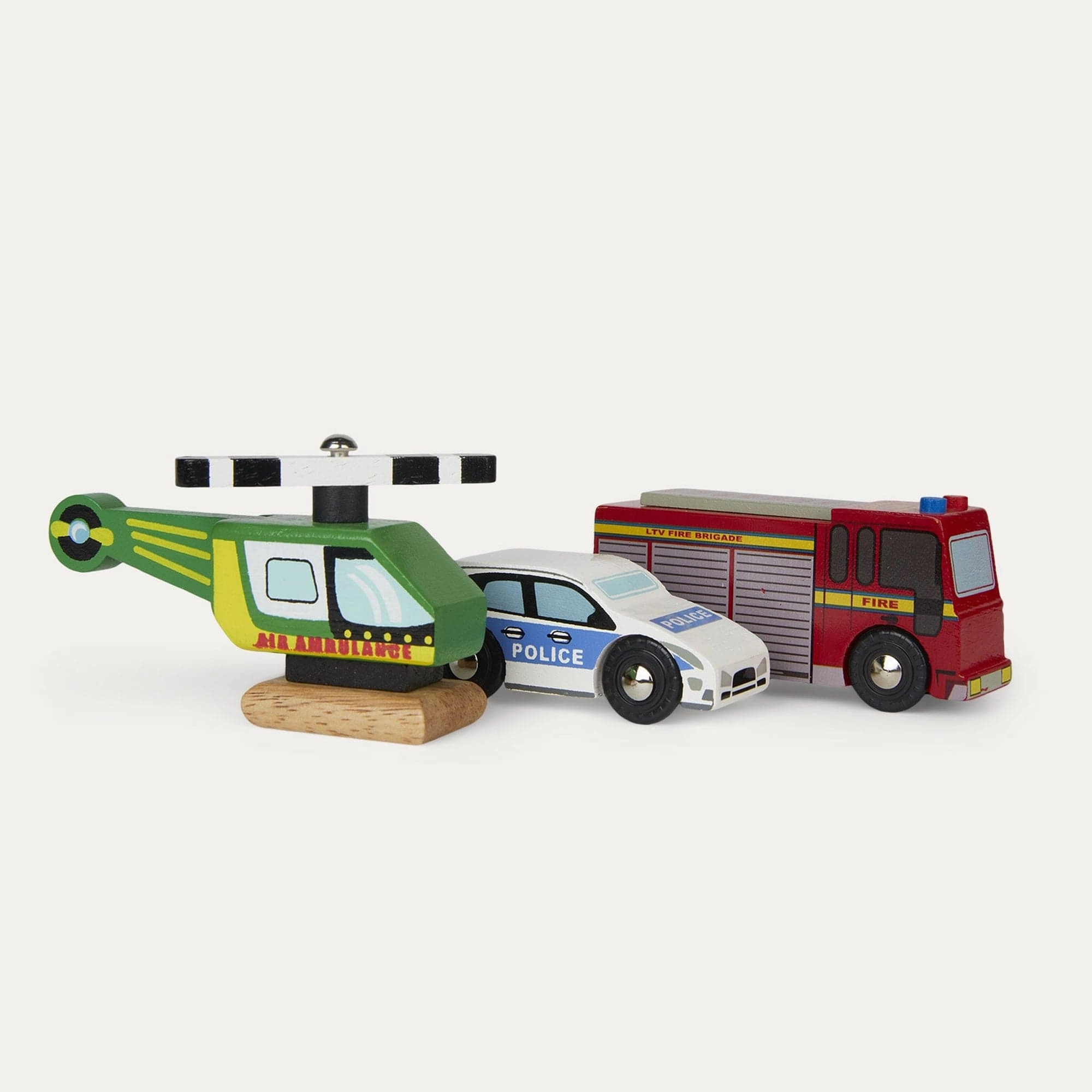 Le Toy Van Emergency Vehicles Set