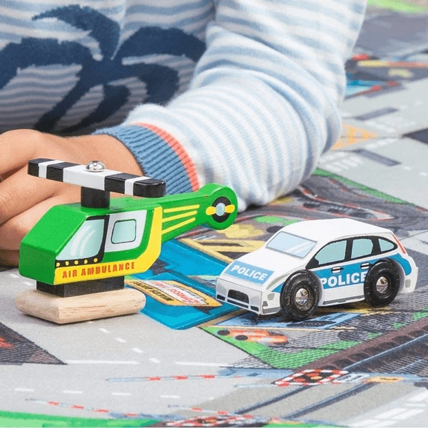 Le Toy Van Emergency Vehicles Set