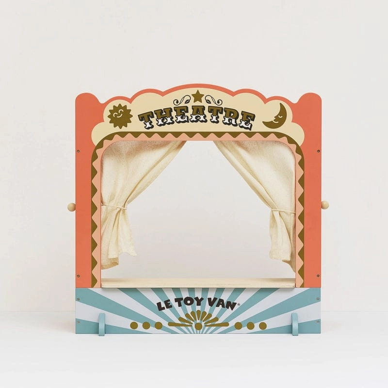 Le Toy Van Tabletop Puppet Wooden Theatre