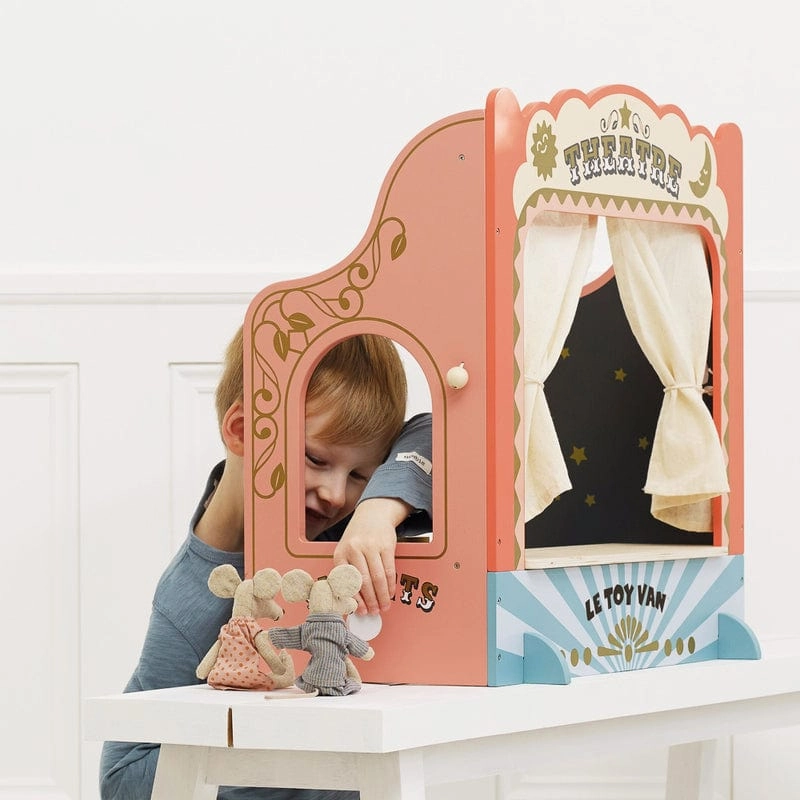 Le Toy Van Tabletop Puppet Wooden Theatre