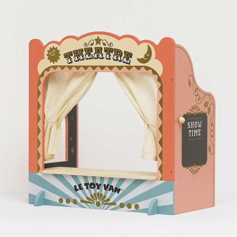Le Toy Van Tabletop Puppet Wooden Theatre
