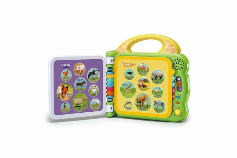 Leapfrog 100 Animals Book English & French