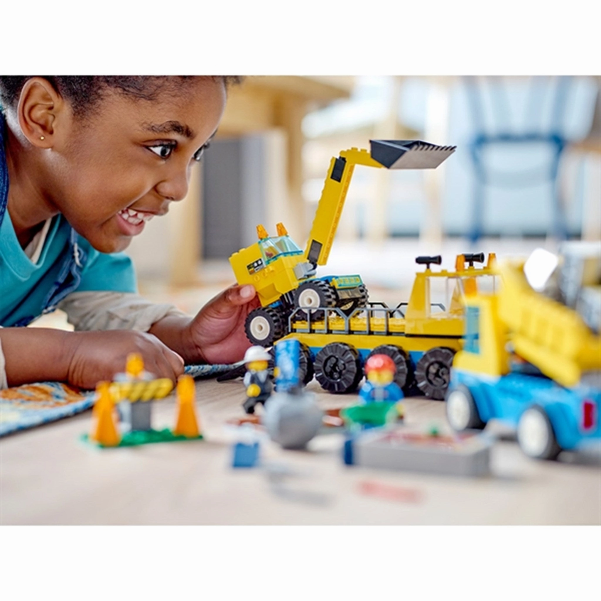 LEGO City Construction Trucks and Wrecking Ball Crane