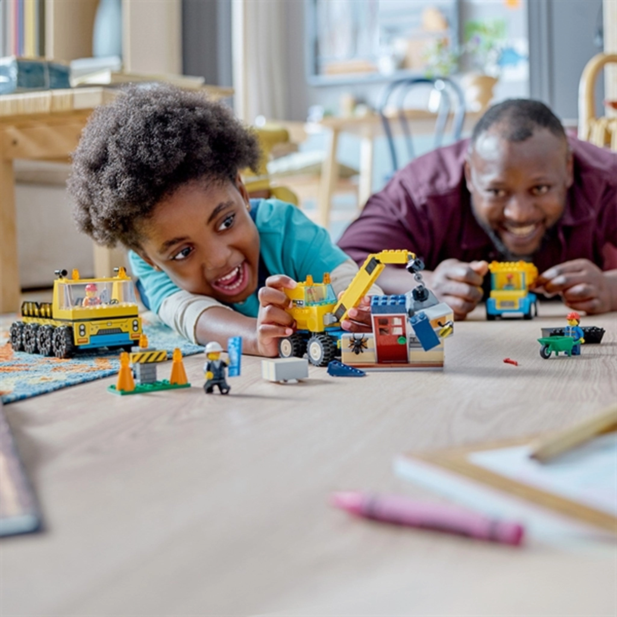 LEGO City Construction Trucks and Wrecking Ball Crane