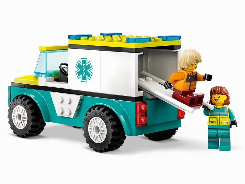 LEGO CITY Emergency Ambulance and Snowboarder 60403