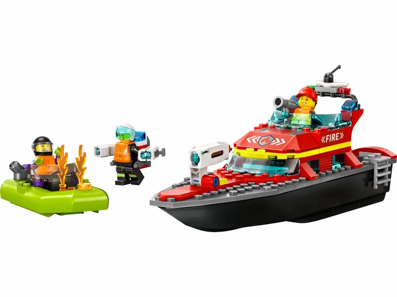 LEGO City Fire Rescue Boat 60373