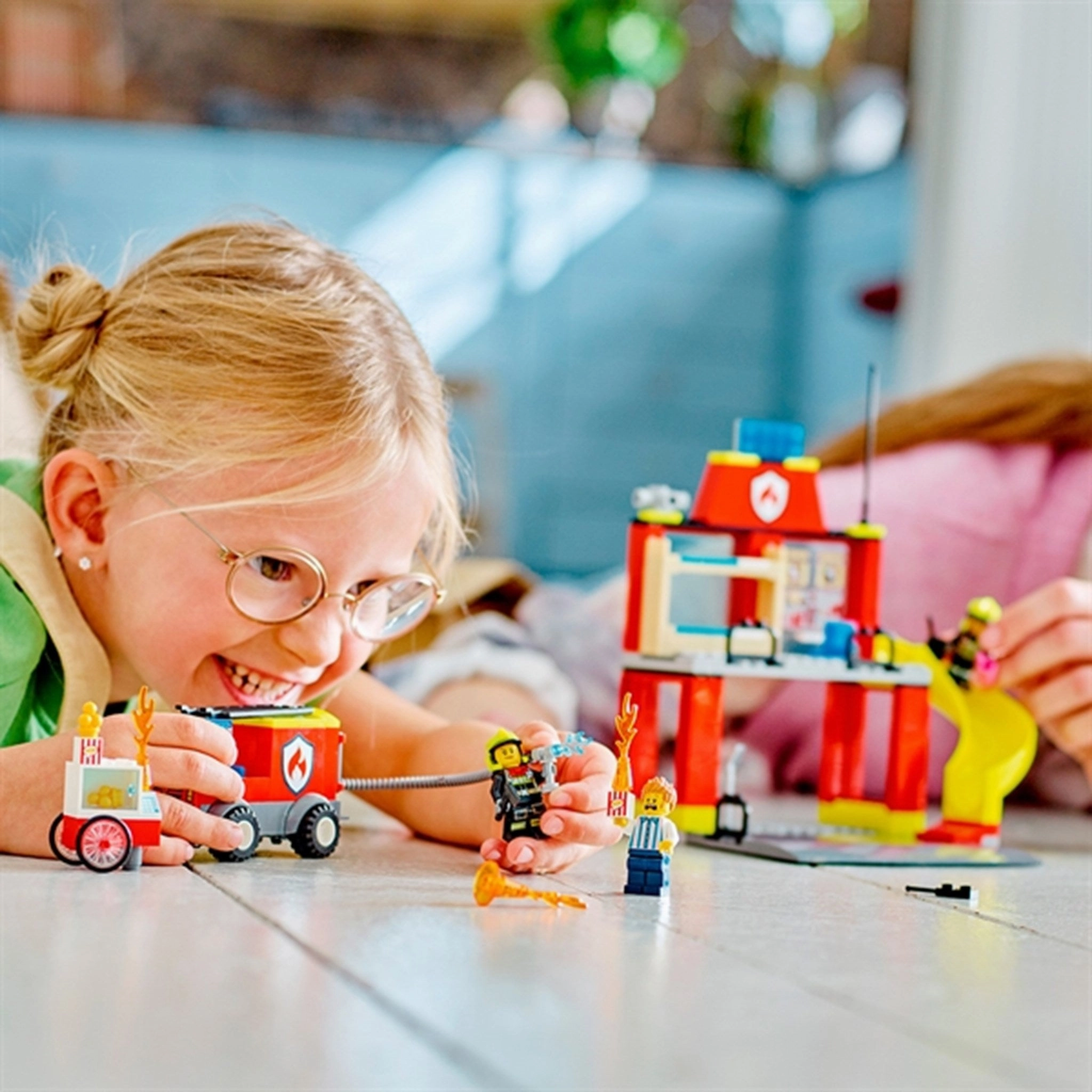 LEGO City Fire Station and Fire Engine