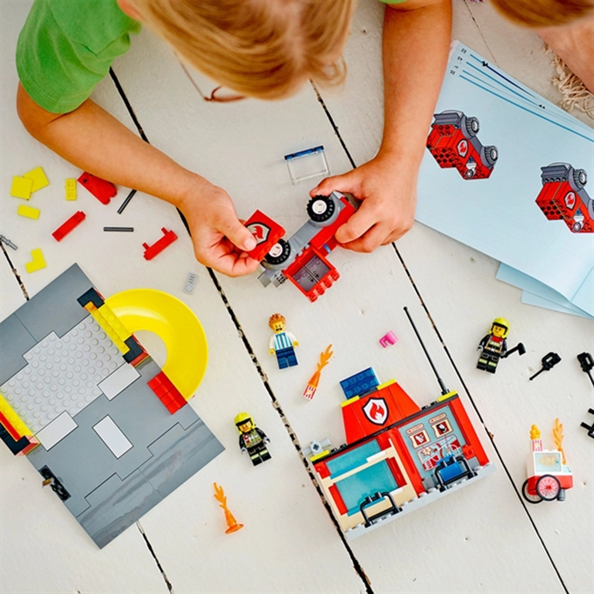 LEGO City Fire Station and Fire Engine