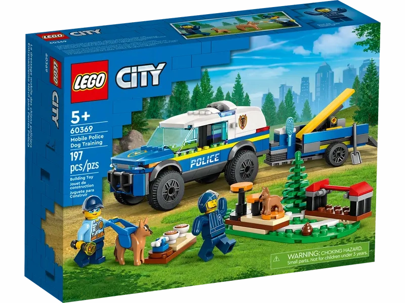 LEGO CITY Mobile Police Dog Training 60369
