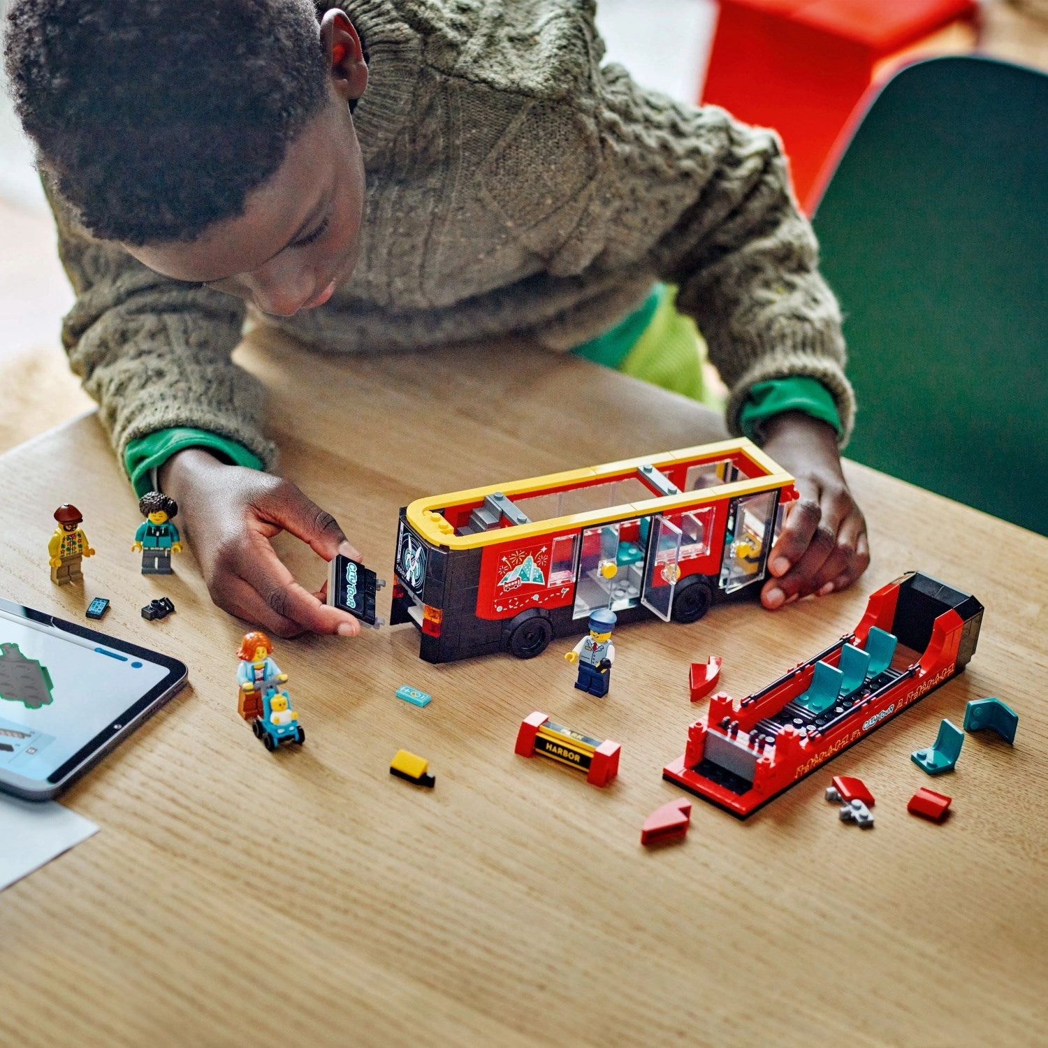 LEGO? City Red Double-Decker Coach