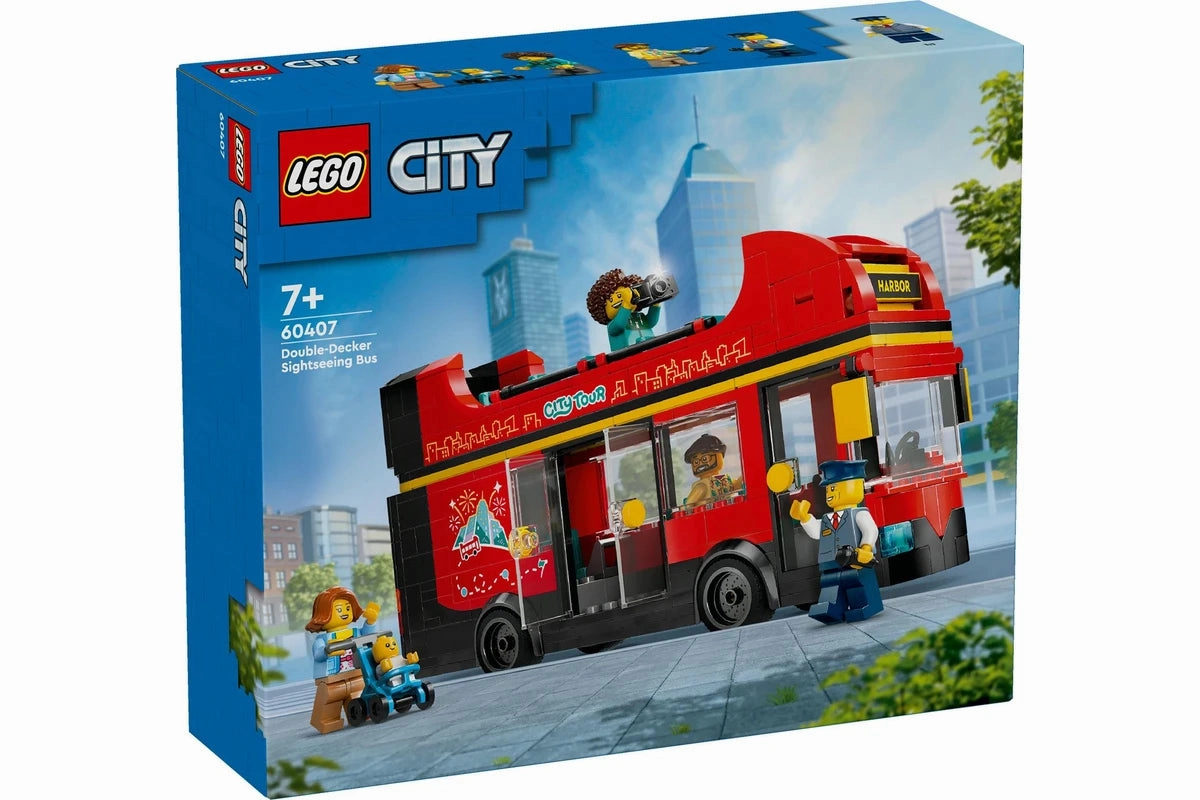 LEGO CITY Red Double Decker Sightseeing Bus 60407