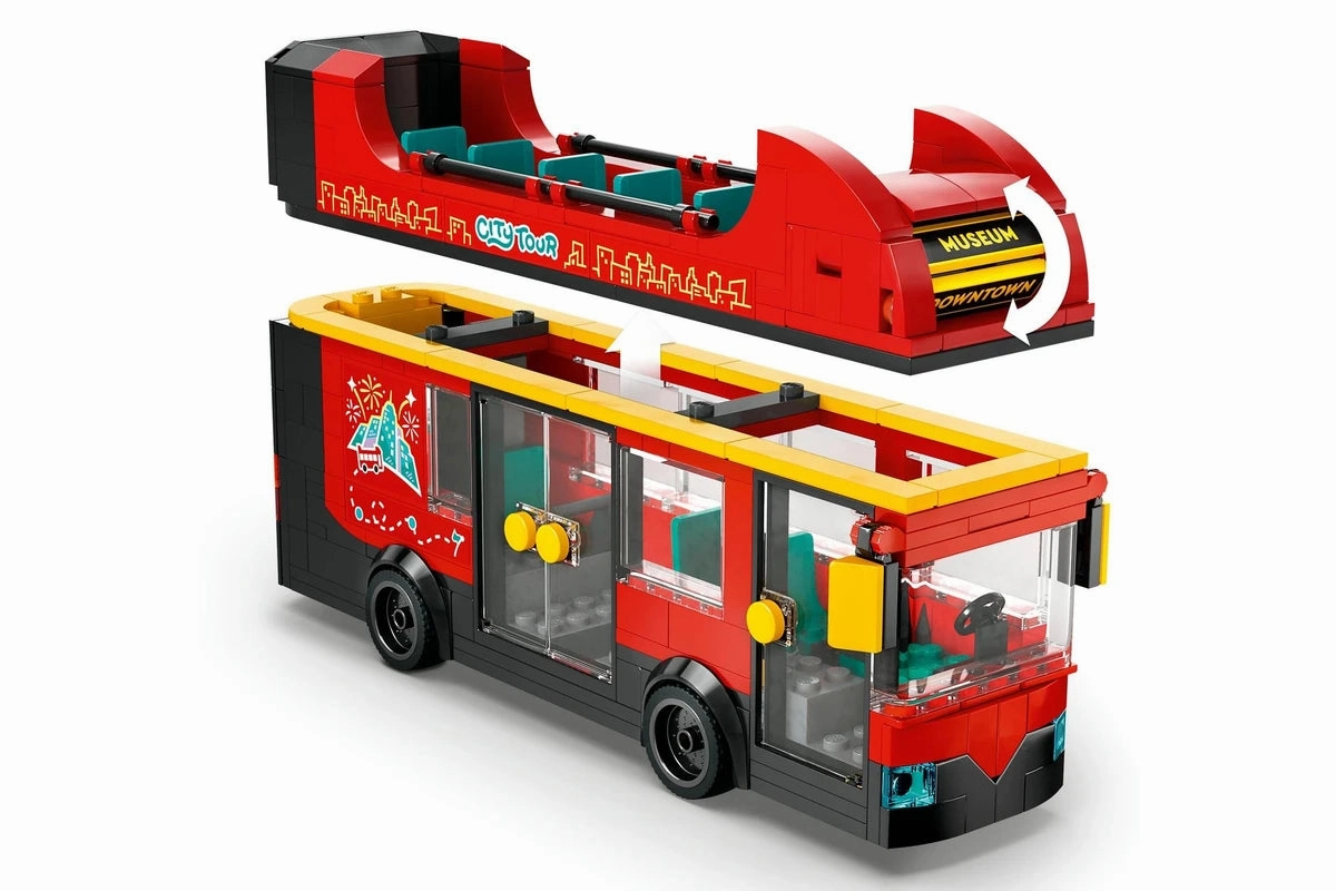 LEGO CITY Red Double Decker Sightseeing Bus 60407