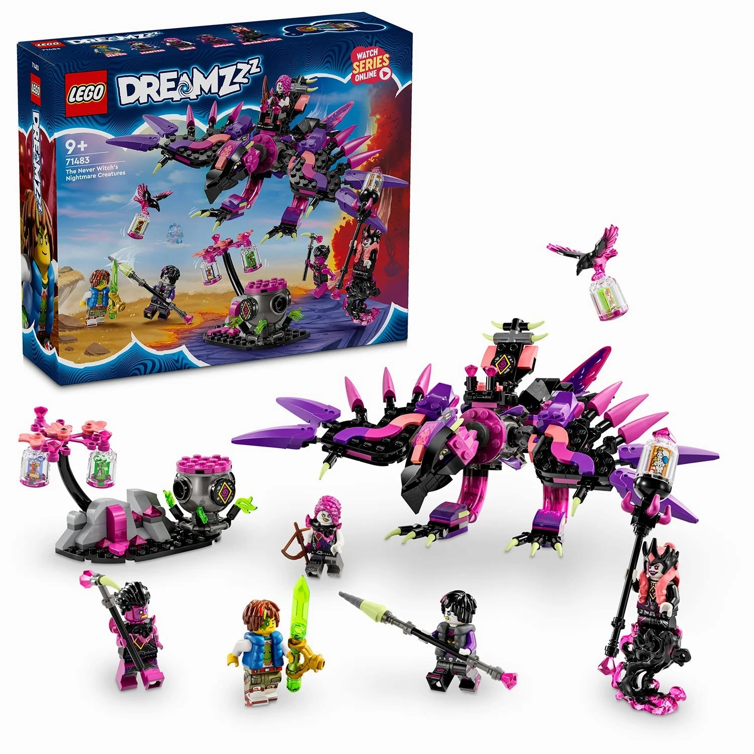 LEGO DREAMZzz The Never Witchs Nightmare Creatures #71483