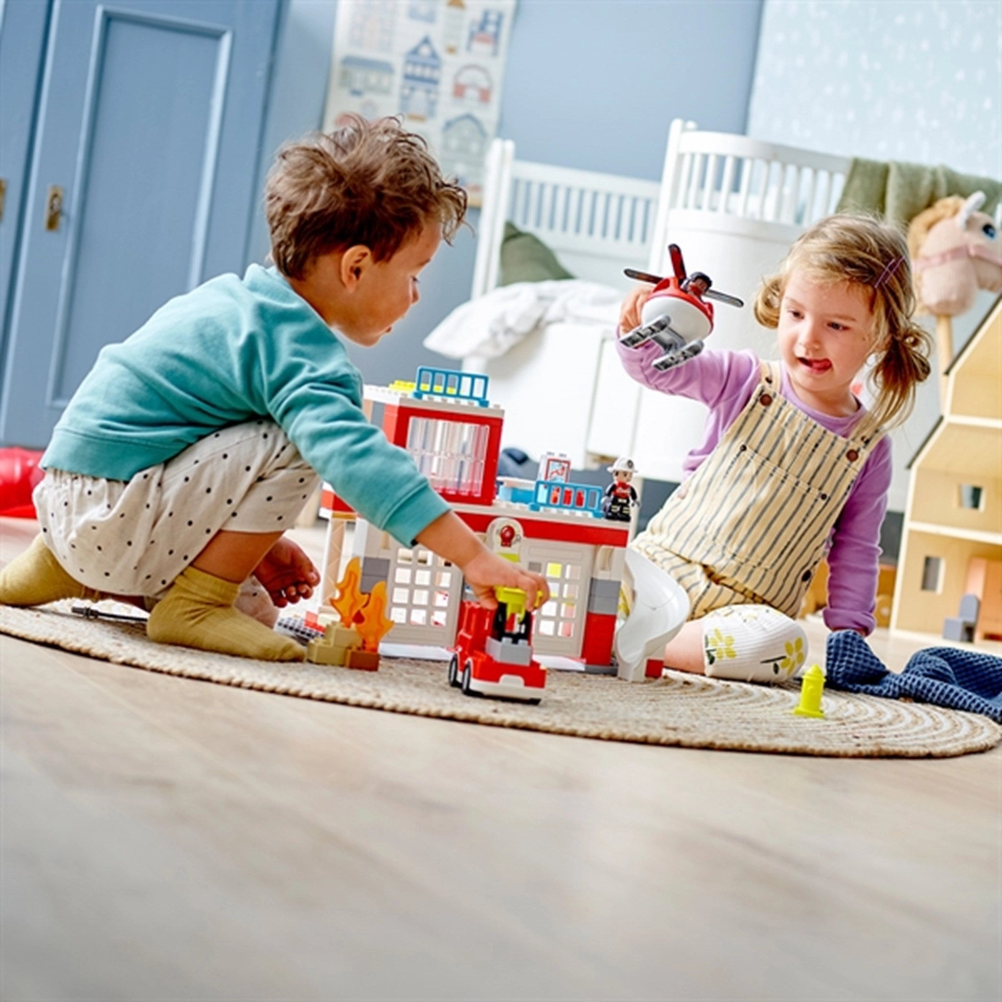 LEGO DUPLO Fire Station and Helicopter