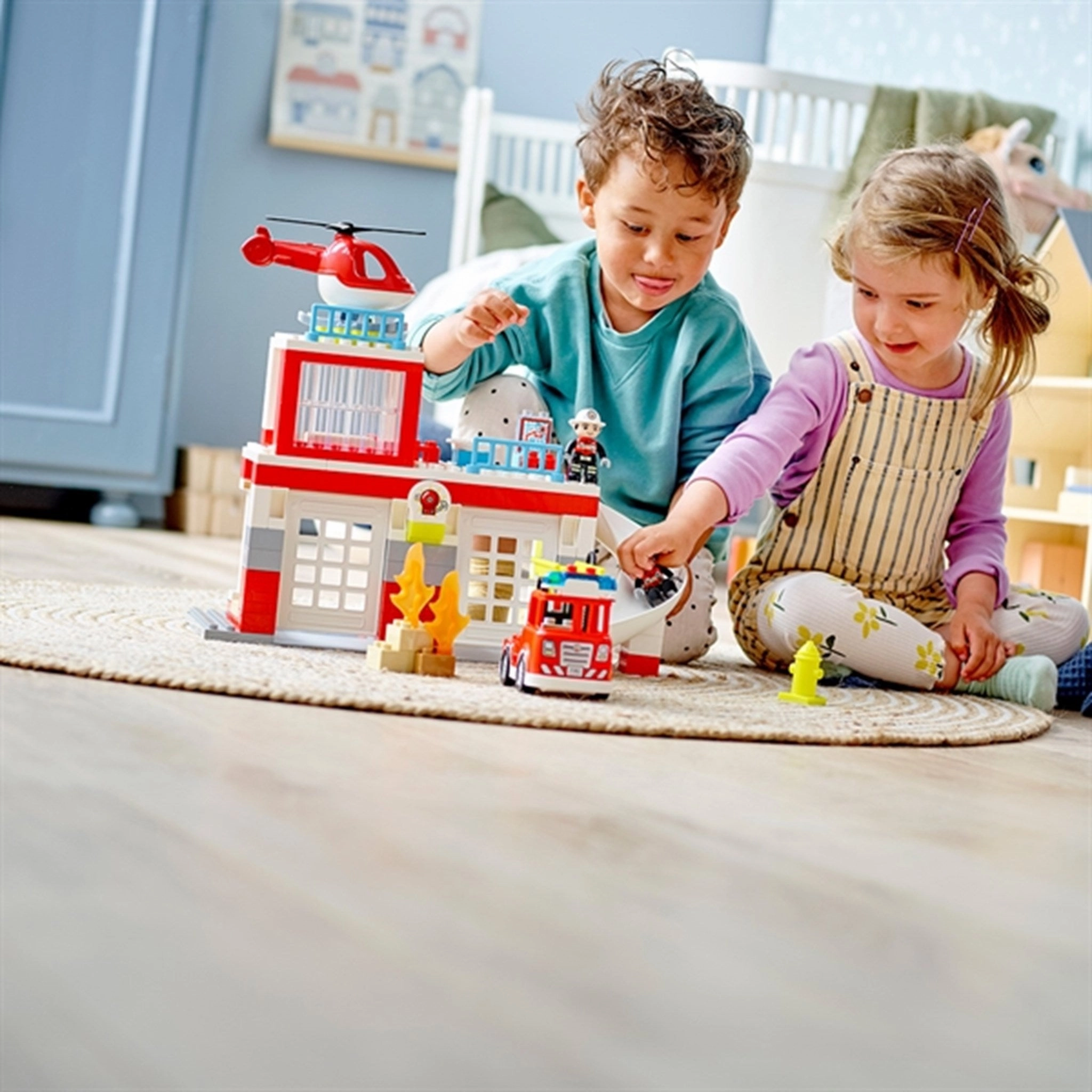 LEGO DUPLO Fire Station and Helicopter