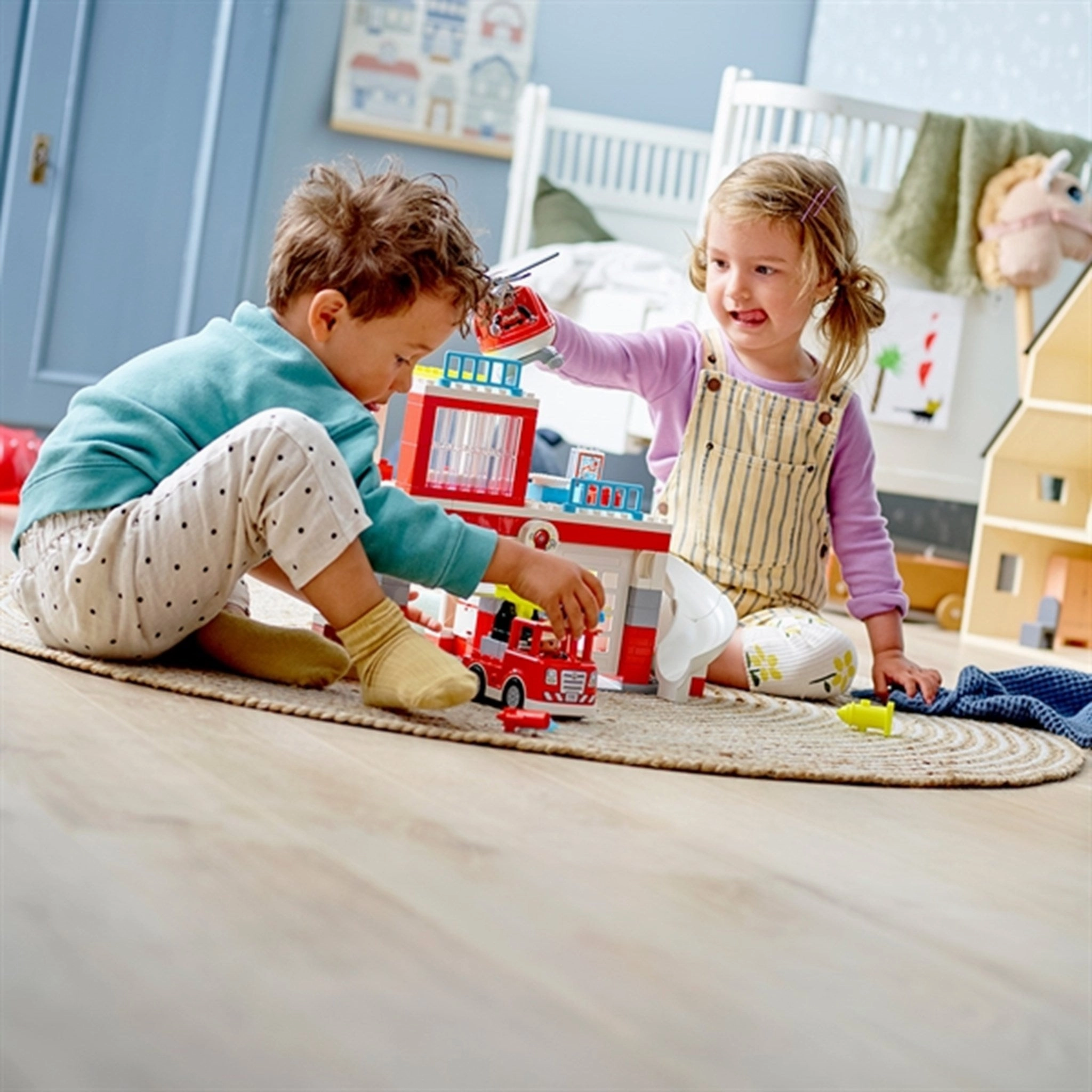 LEGO DUPLO Fire Station and Helicopter