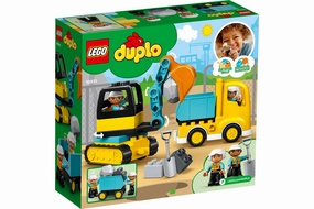 LEGO DUPLO Truck and Tracked Excavator 10931
