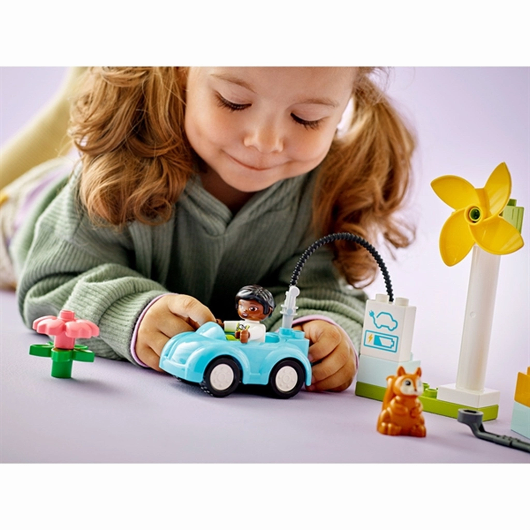 LEGO DUPLO Wind Turbine and Electric Car