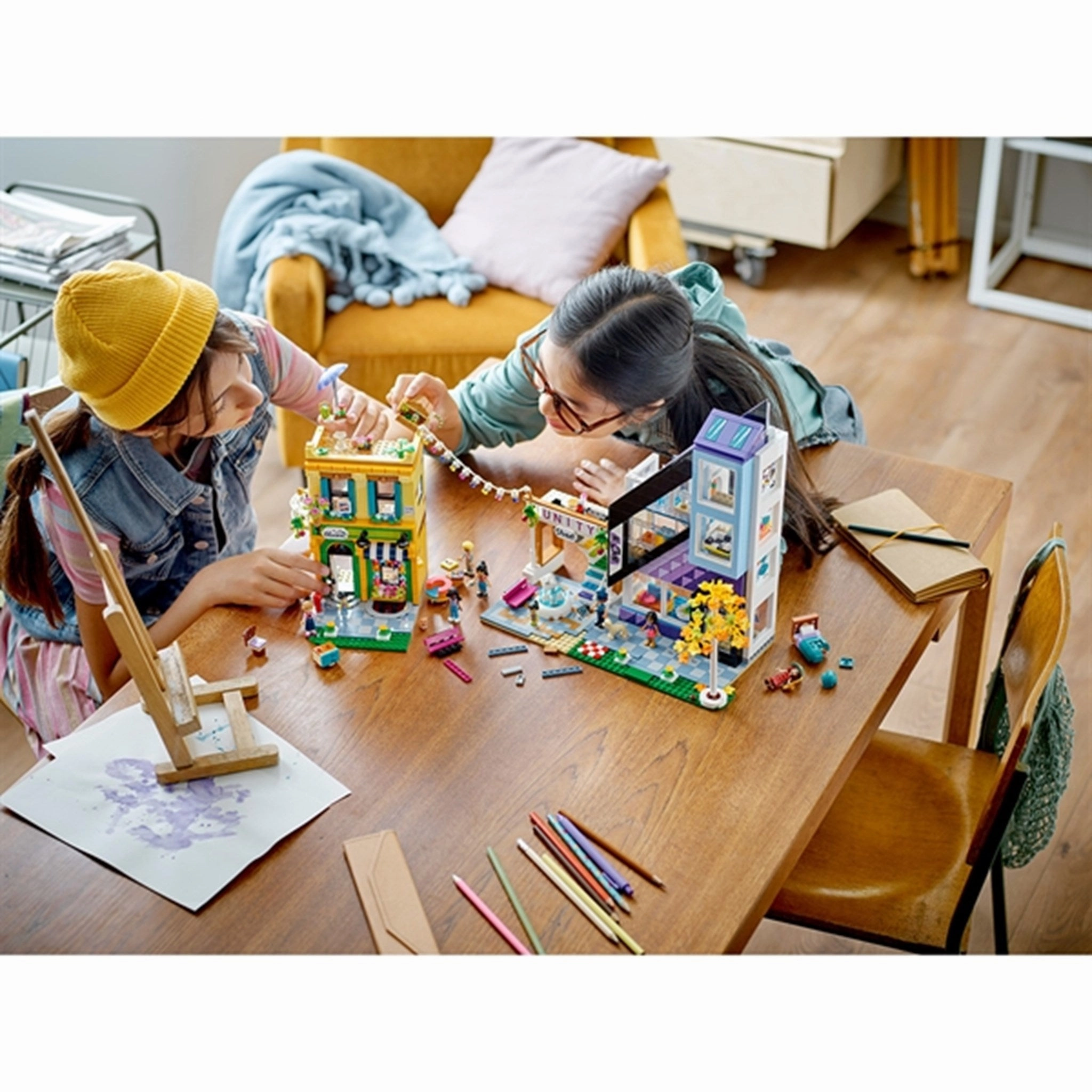 LEGO Friends Downtown Flower and Design Stores