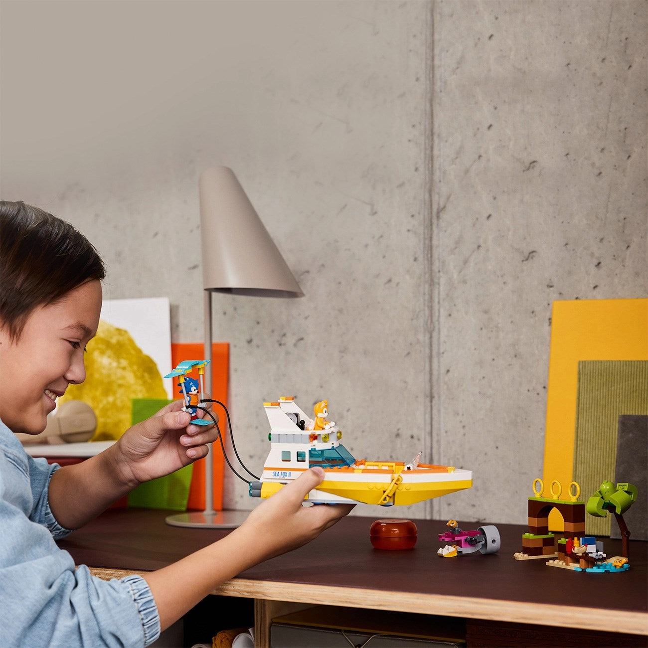 LEGO? Sonic Sonic Tails' Action Boat