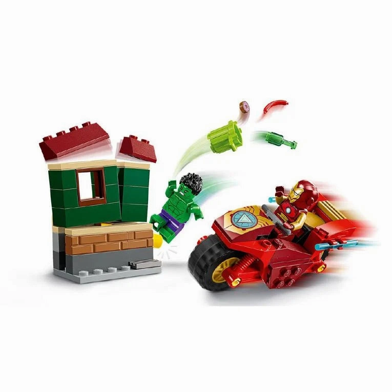 LEGO Super Heroes Marvel Iron Man with Bike and The Hulk 76287