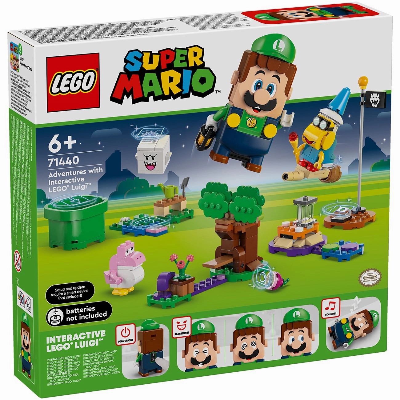 LEGO? Super Mario Adventures with interactive LEGO? Luigi?