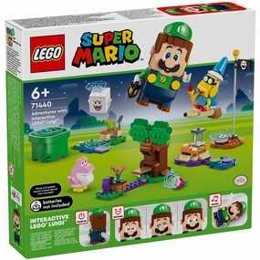 LEGO? Super Mario Adventures with interactive LEGO? Luigi?