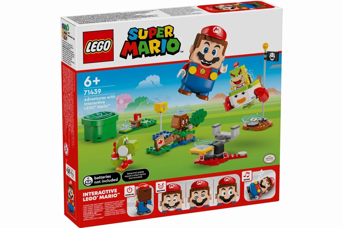 LEGO Super Mario Adventures with interactive LEGO Mario 71439