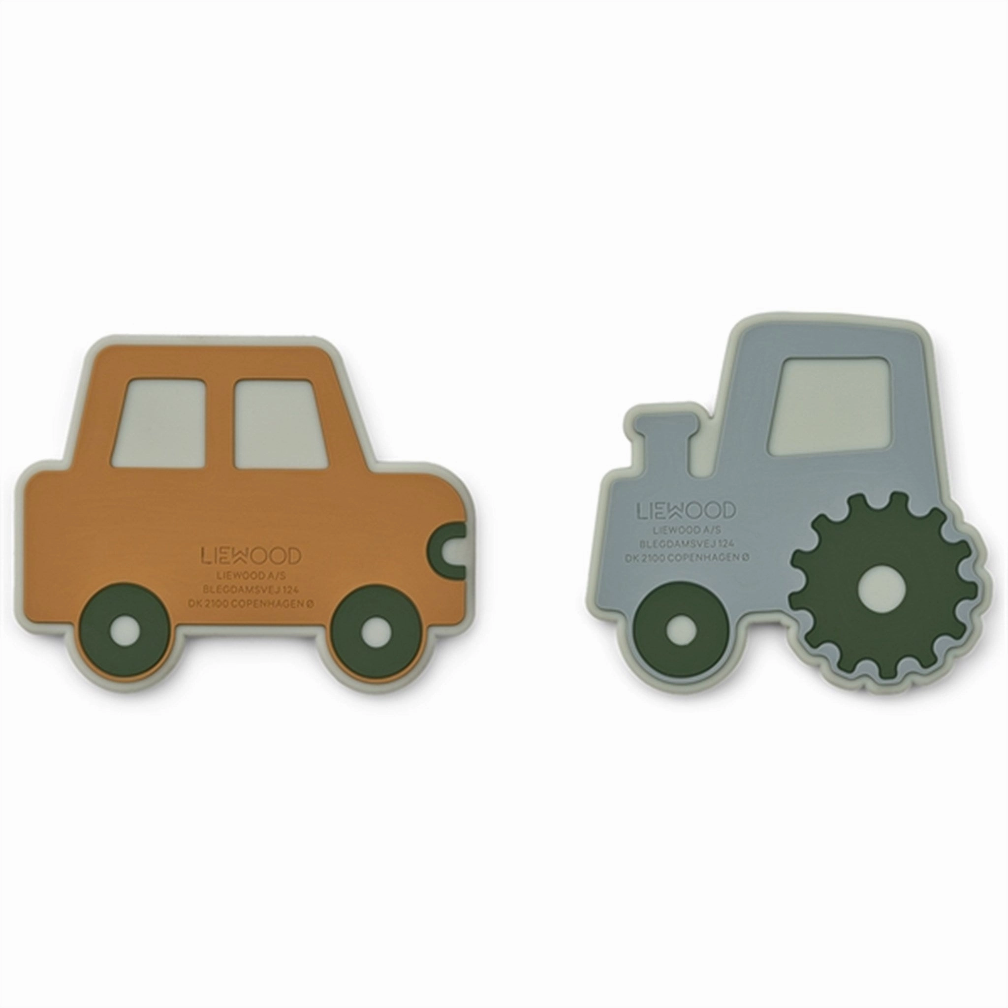 Liewood Gia Teether 2-pack Vehicles/Blue Fog Multi Mix